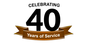 40 Years of Service  Celebrating